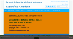 Desktop Screenshot of parroquiaalmudena.archimadrid.es