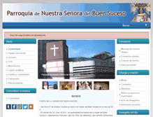 Tablet Screenshot of parroquiabuensuceso.archimadrid.es